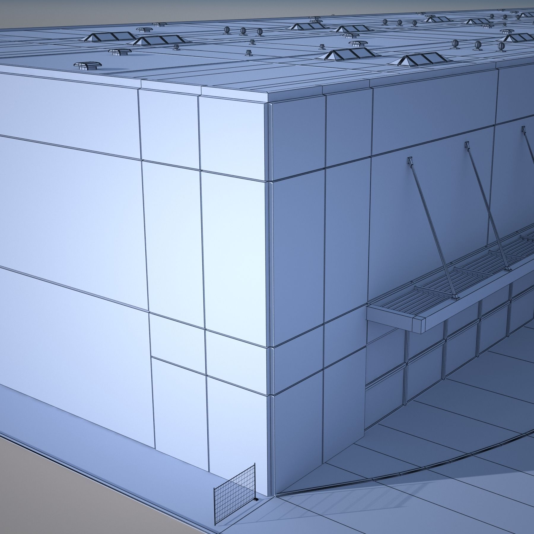Magazine Building2 3D model_16