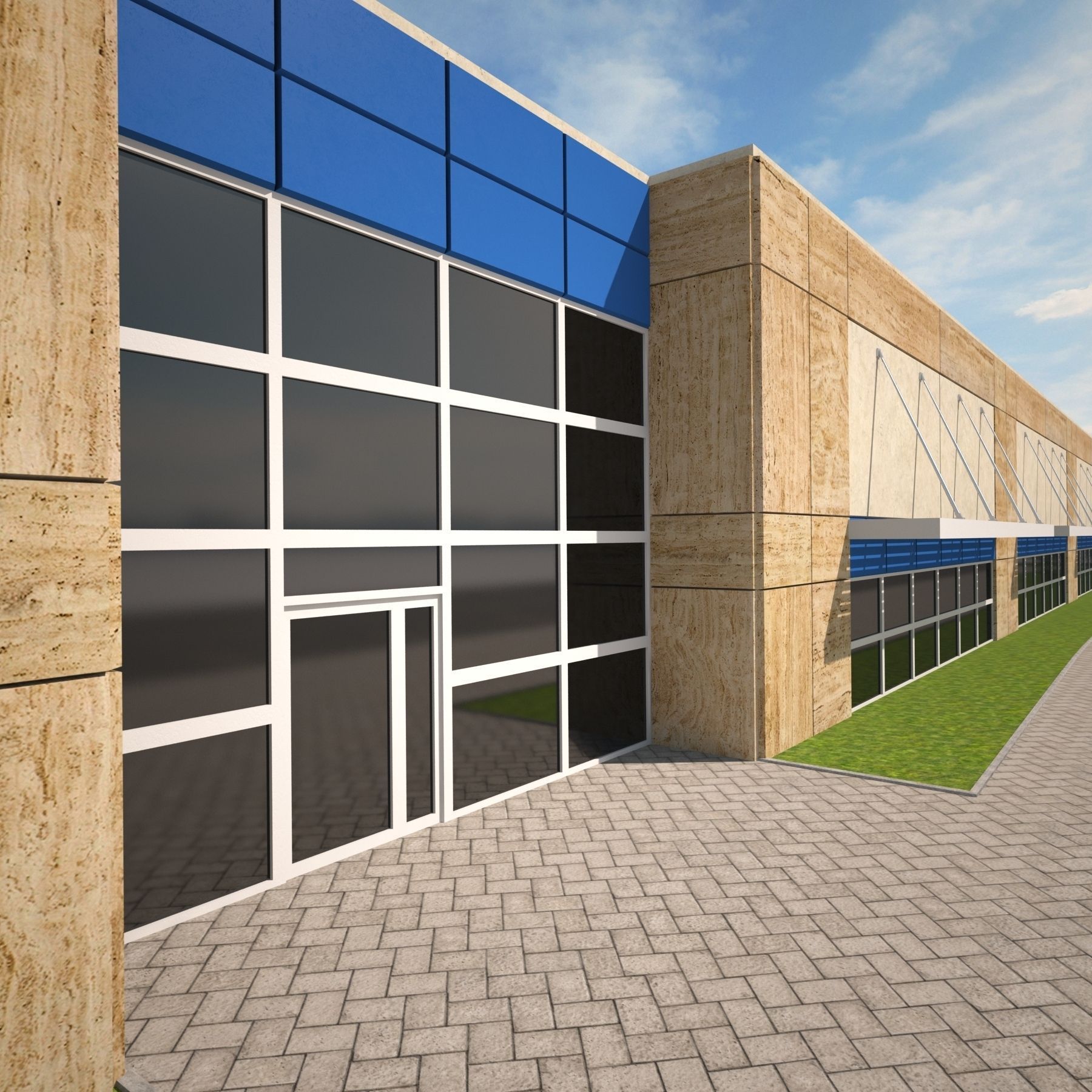 Magazine Building2 3D model_4