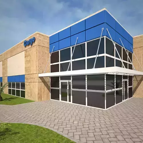 Magazine Building2 3D model