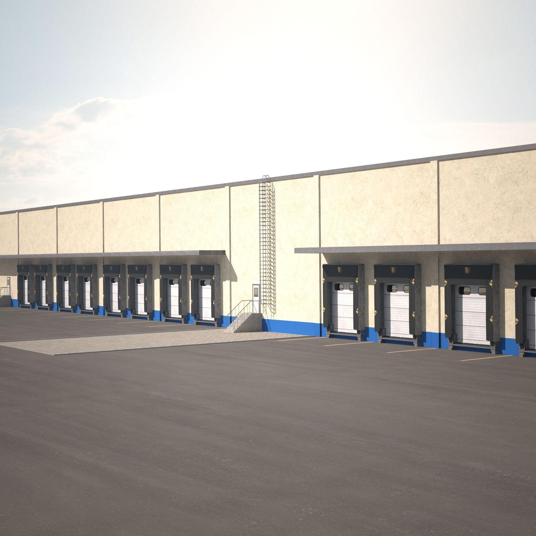 Magazine Building2 3D model_6