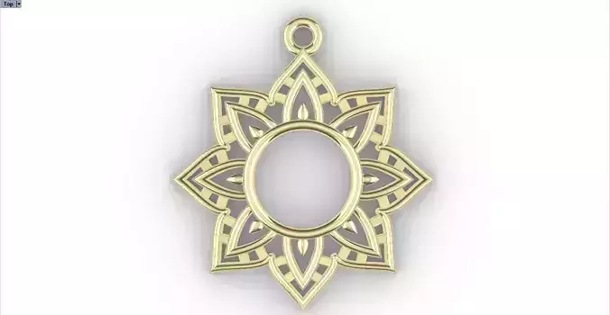 ACHYUT GOLD PENDANT