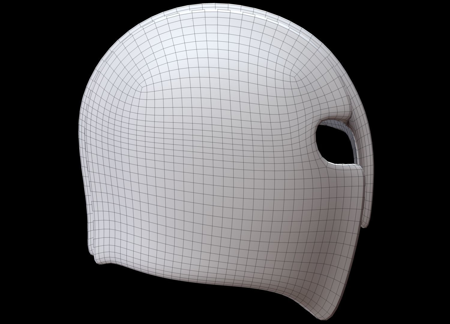 Helmet spartan 3D model_13