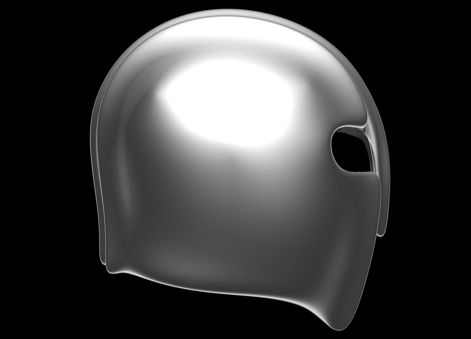 Helmet spartan 3D model_3