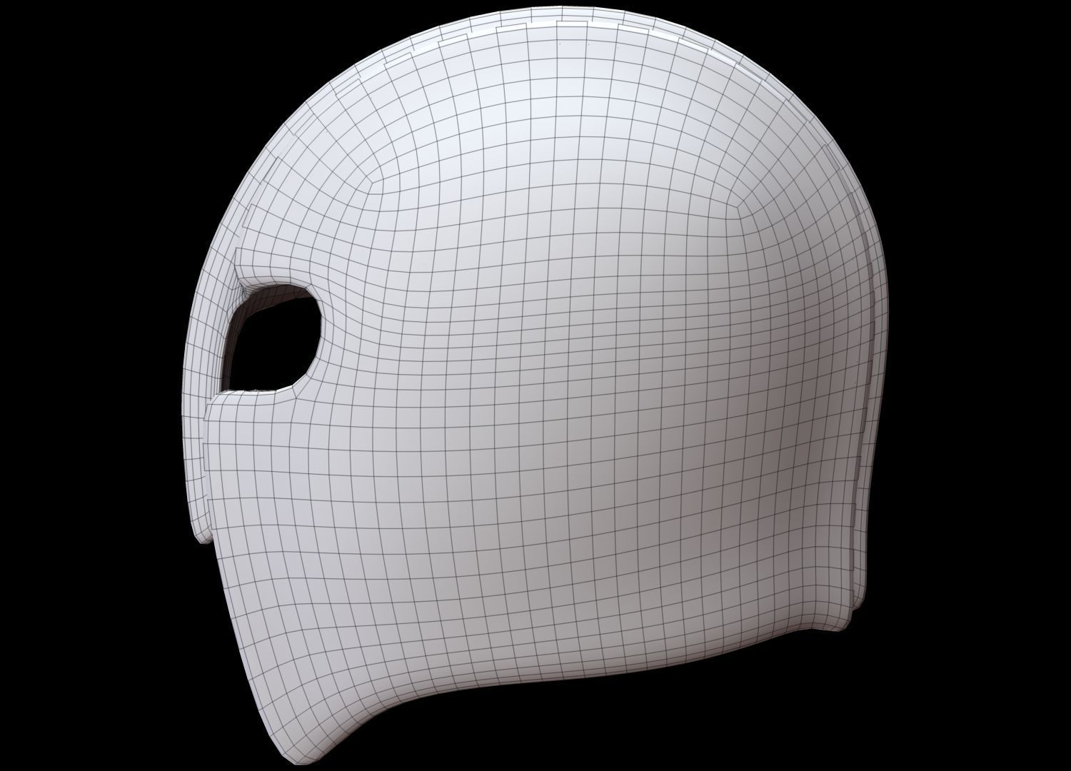 Helmet spartan 3D model_17