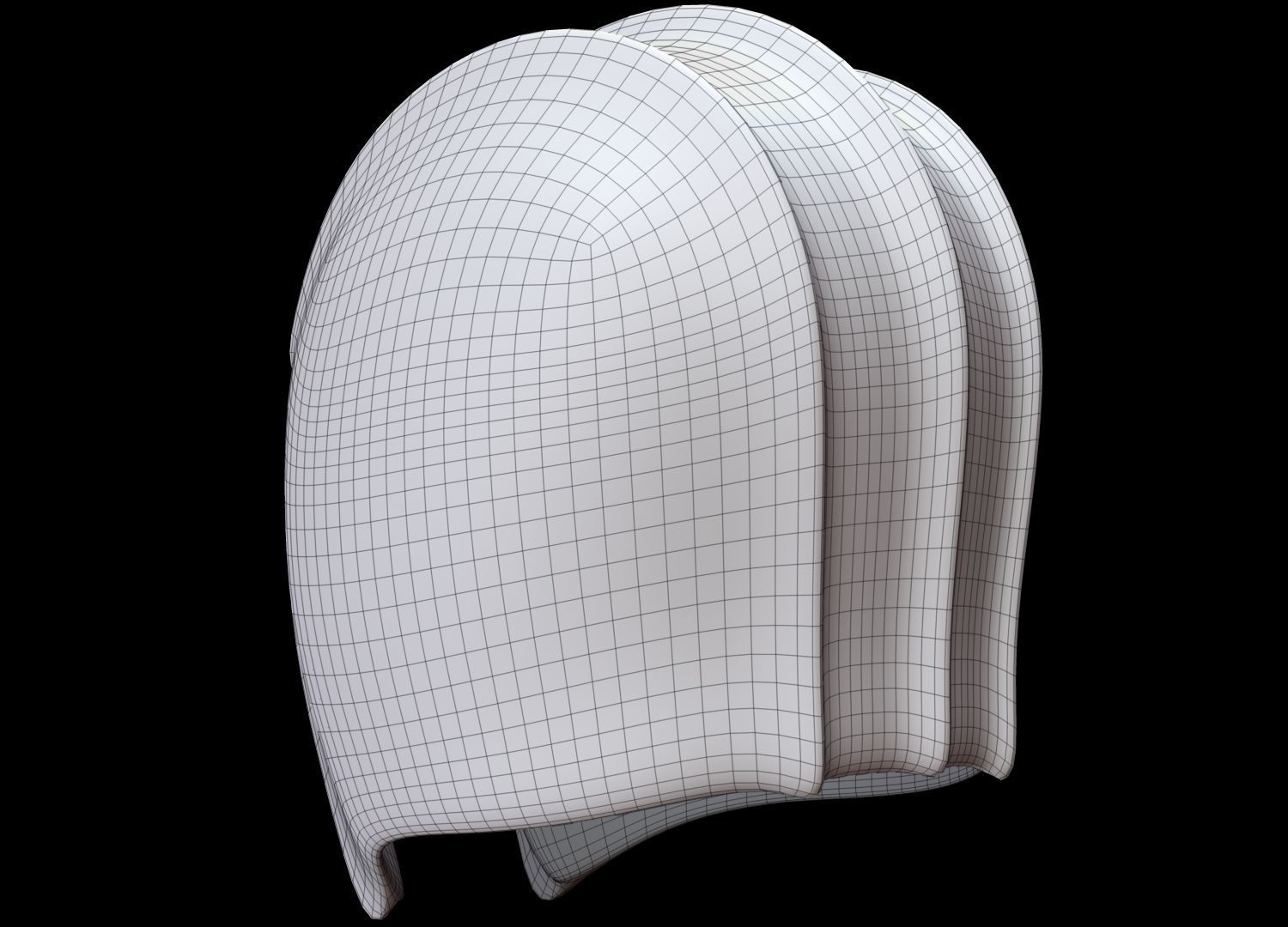 Helmet spartan 3D model_16