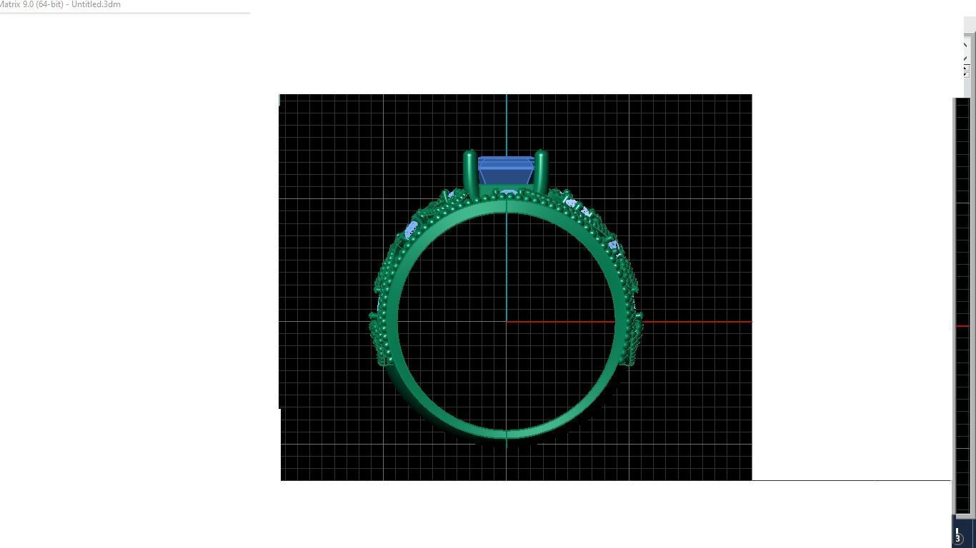 Swirl Ring 3D model_2