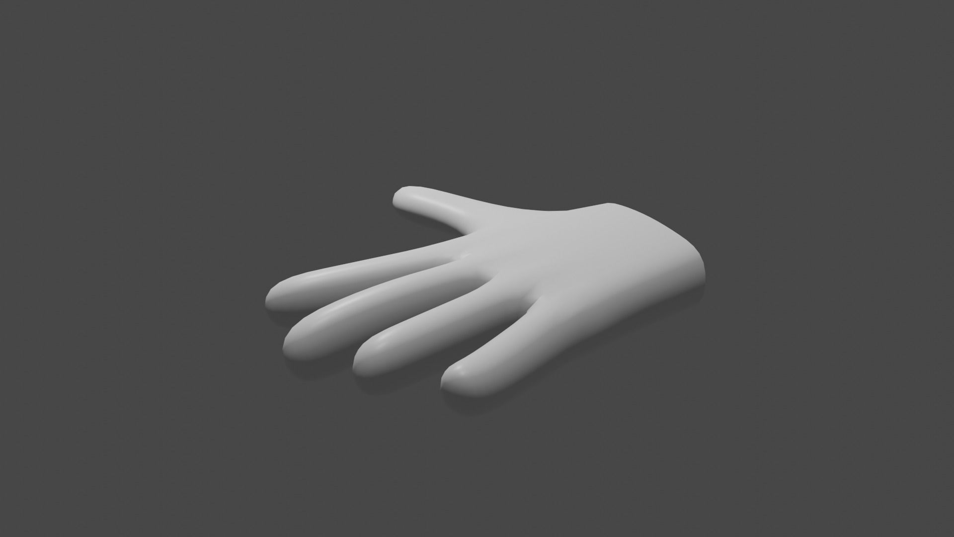 Human hand Free 3D model_2