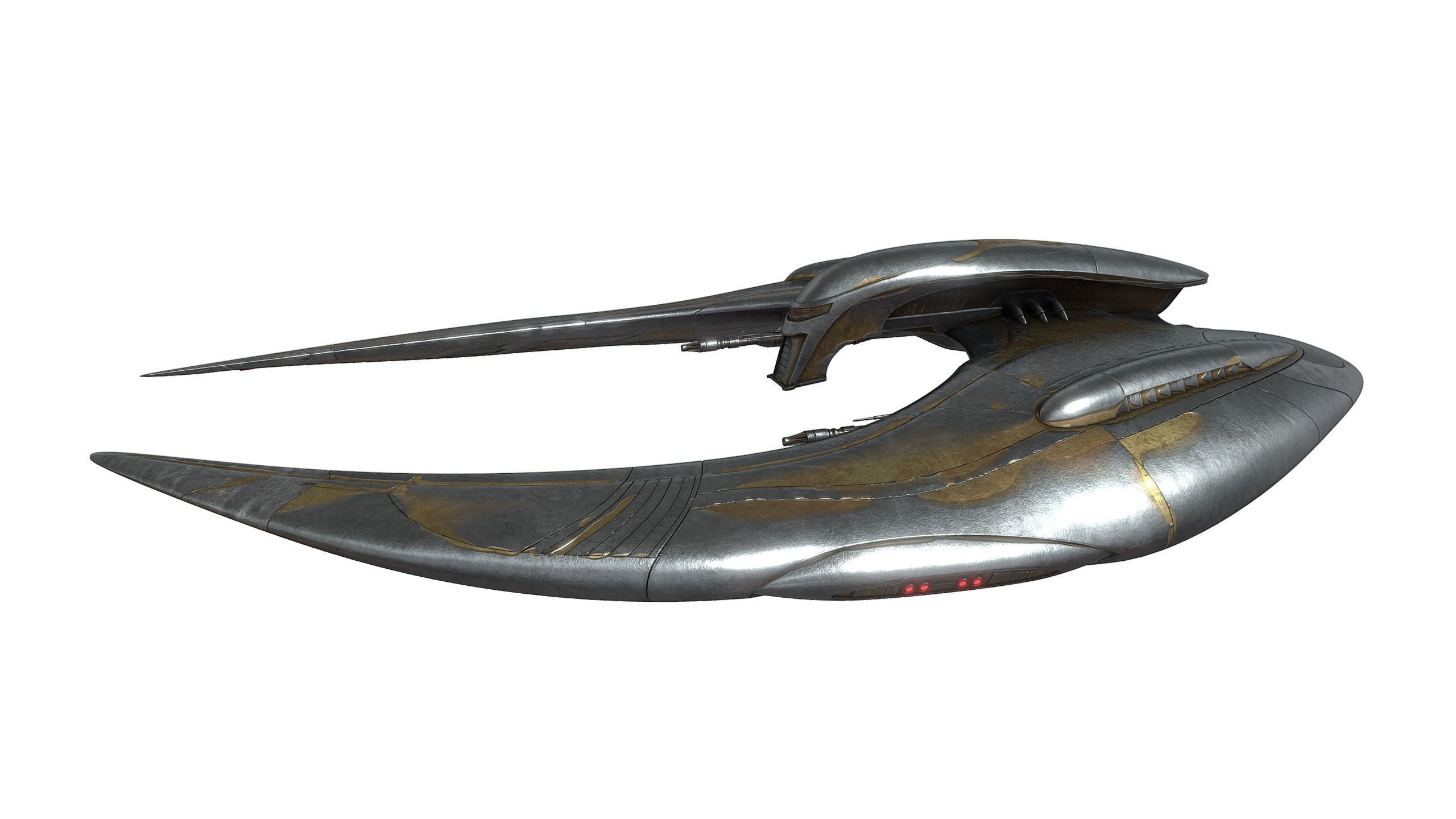 Battlestar Galactica Ship 3D model_1