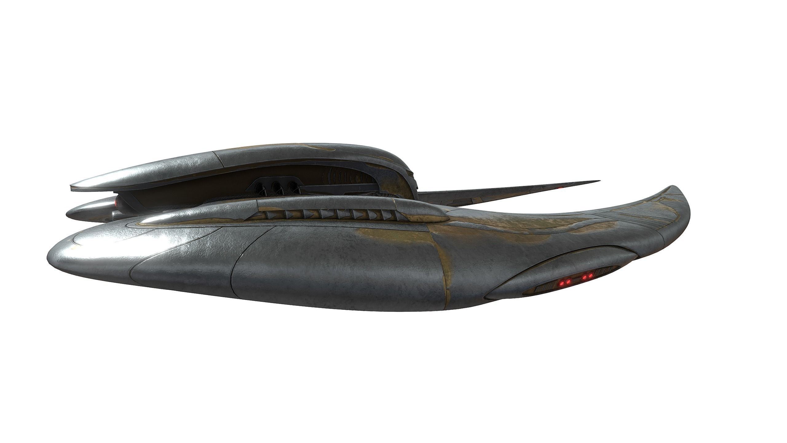 Battlestar Galactica Ship 3D model_6
