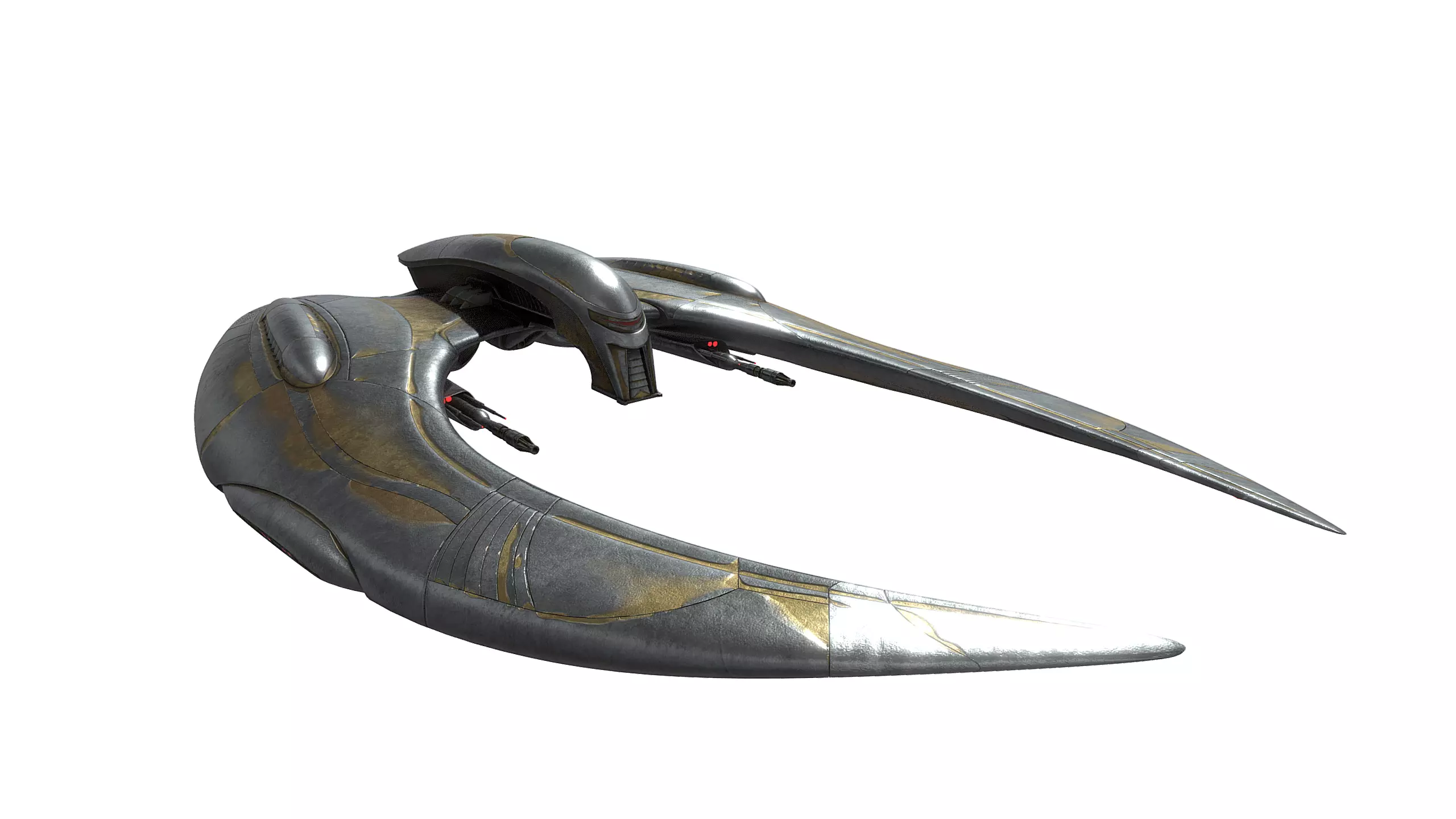 Battlestar Galactica Ship 3D model_0