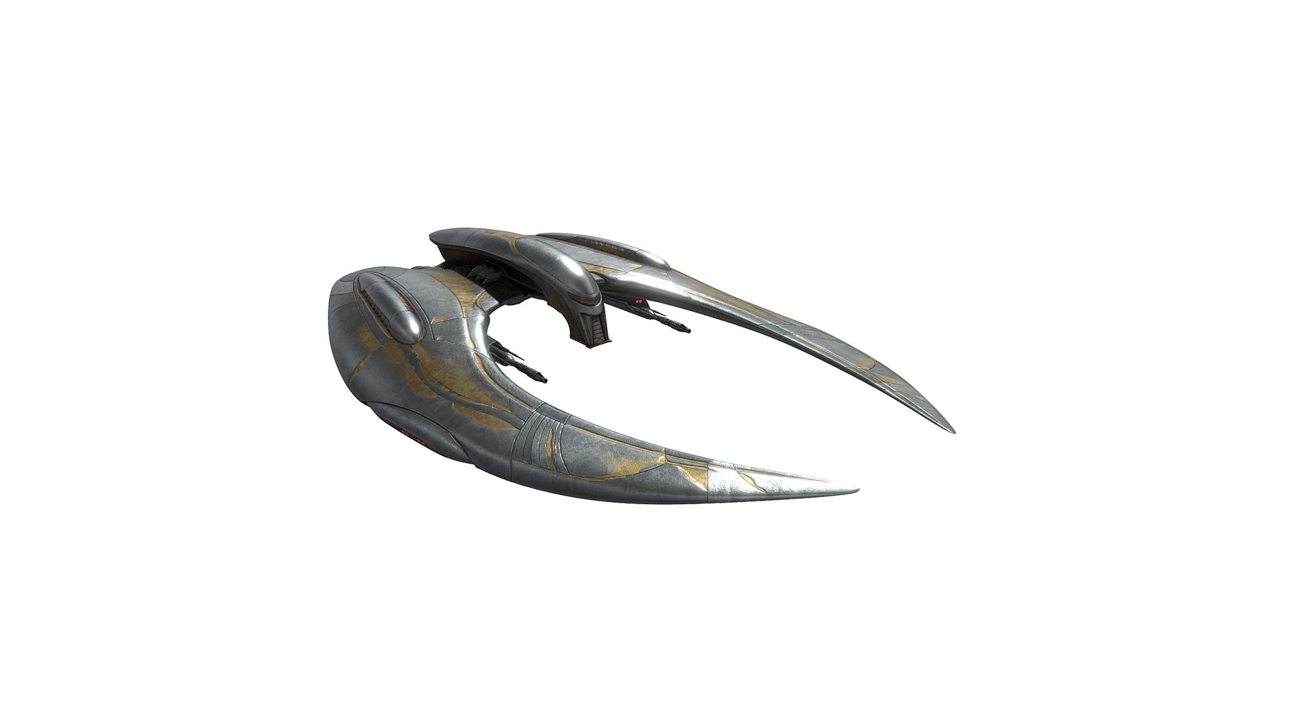 Battlestar Galactica Ship 3D model_2