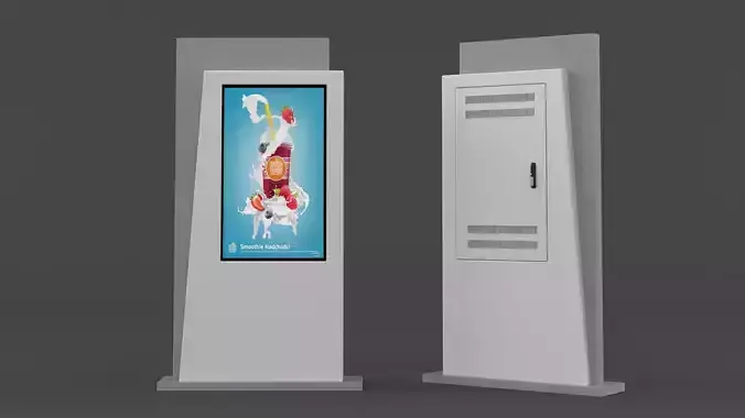 Electronic Kiosk 3D model