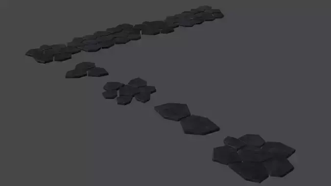 Stone Path Pack Free 3D model