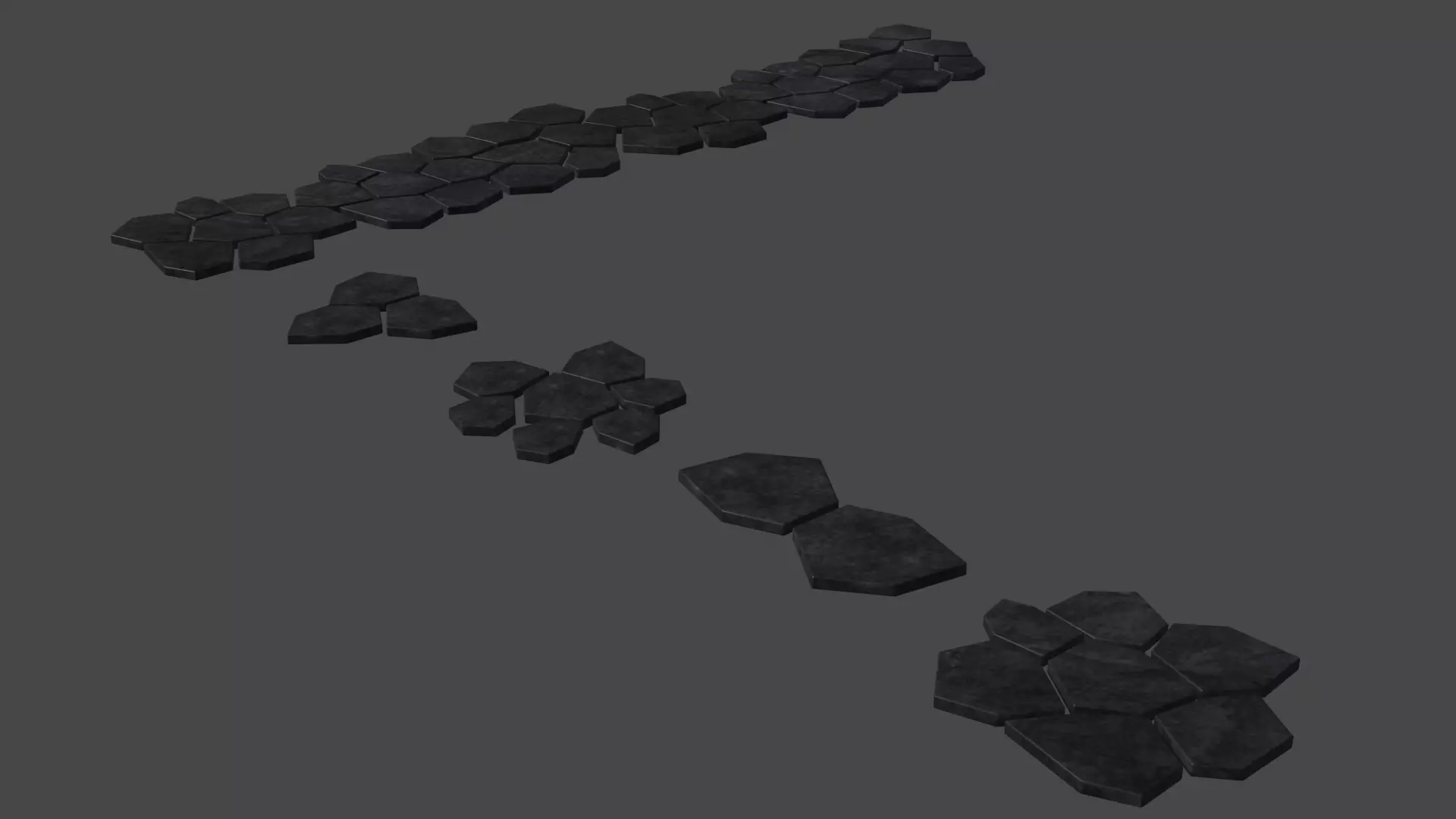 Stone Path Pack Free 3D model_0