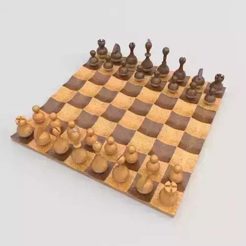 Wobble chess set