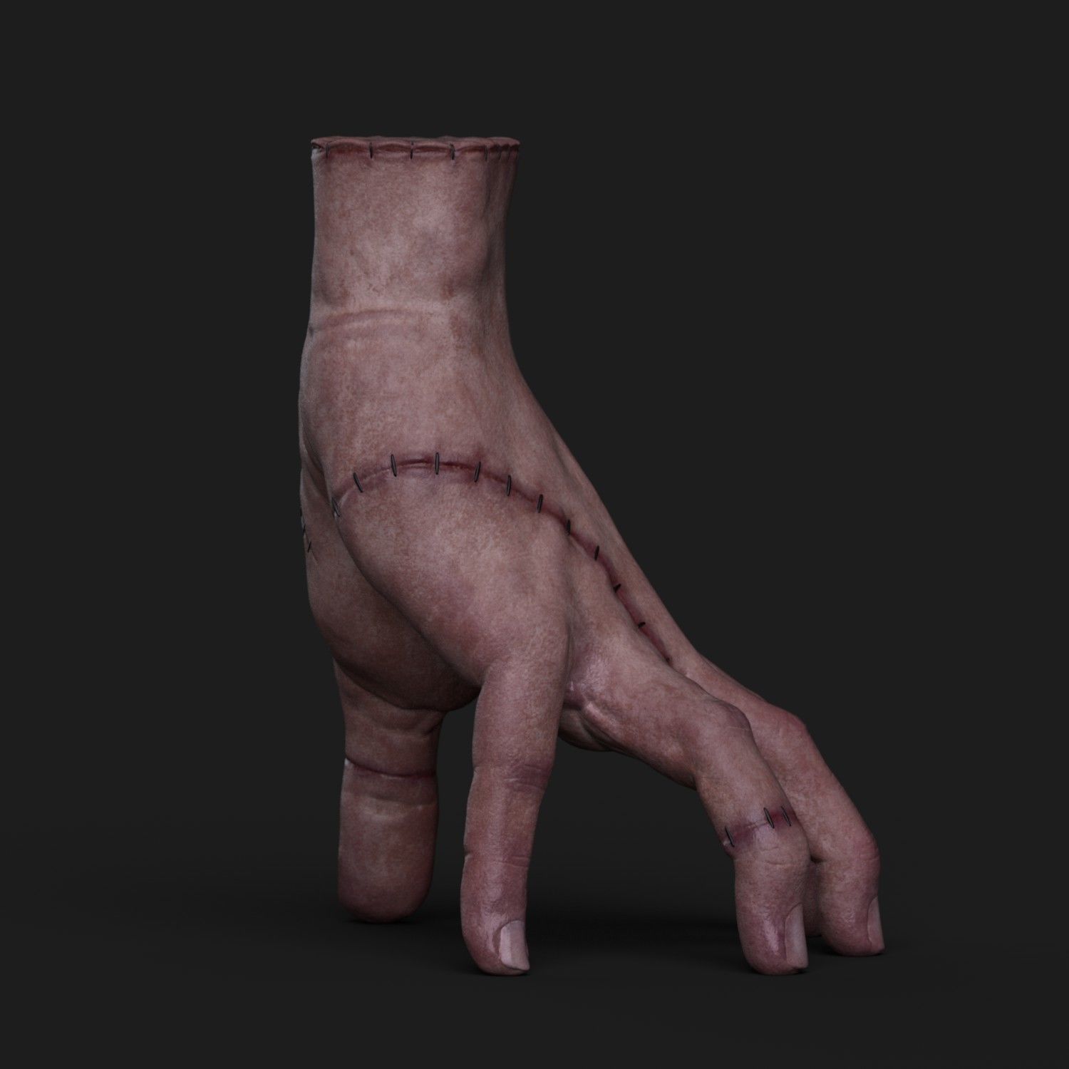 The Thing - Wednesday Netflix Series 3D print model_4