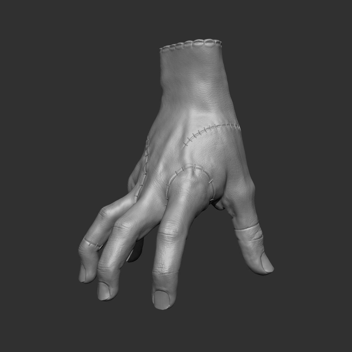 The Thing - Wednesday Netflix Series 3D print model_8