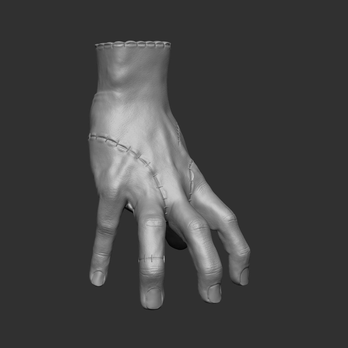 The Thing - Wednesday Netflix Series 3D print model_9