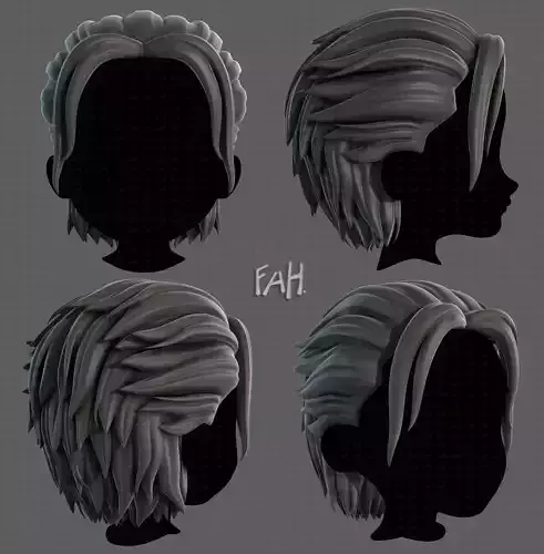 3D Hair style for boy V102