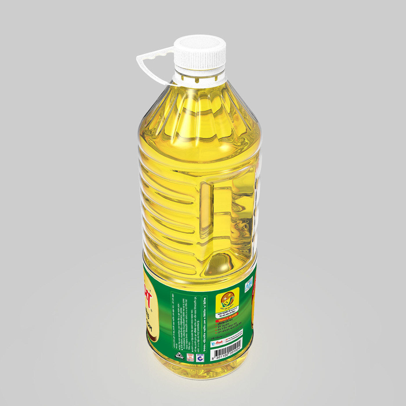 Oil Bottle 3D model_2