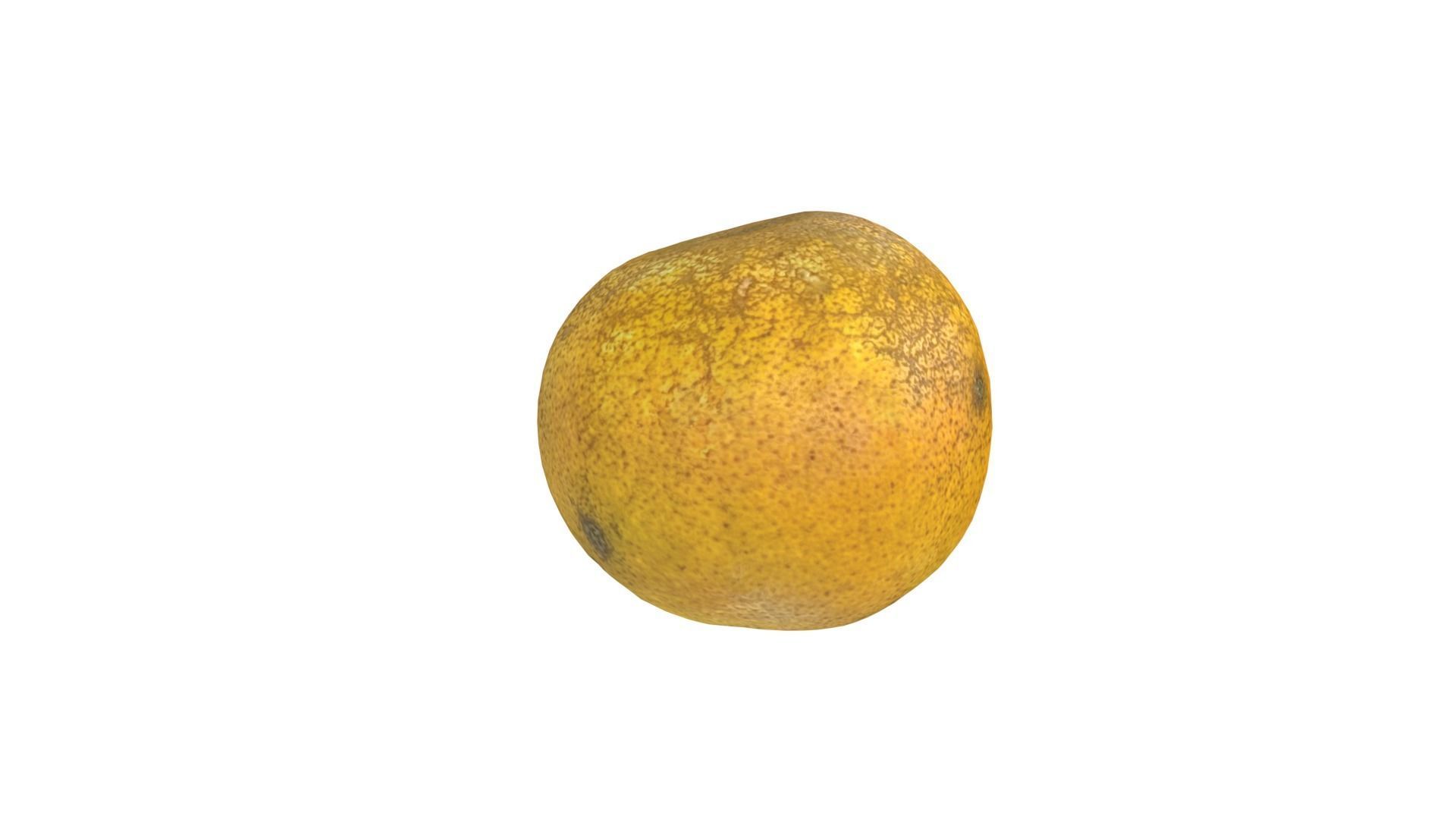 Orange style1 Low-poly 3D model_3