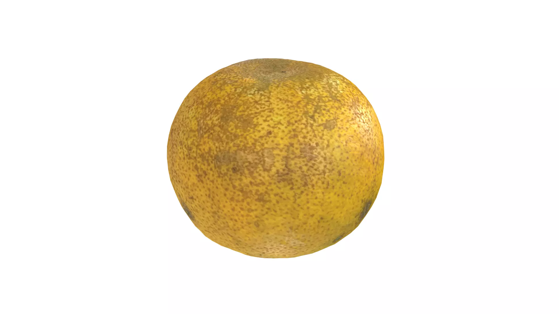 Orange style1 Low-poly 3D model_0