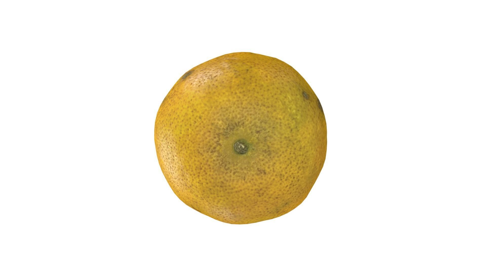 Orange style1 Low-poly 3D model_9