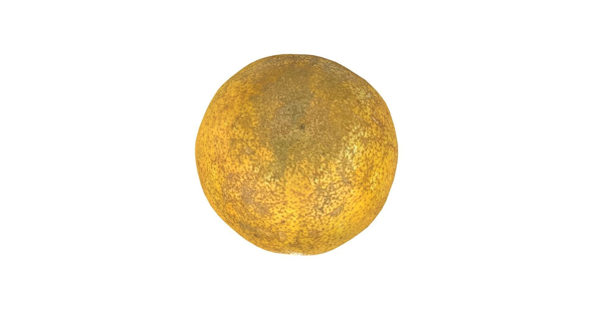 Orange style1 Low-poly 3D model_8