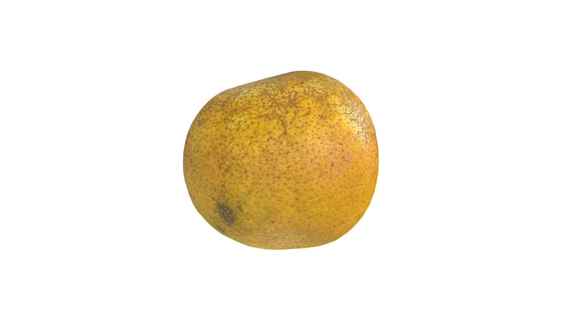 Orange style1 Low-poly 3D model_10