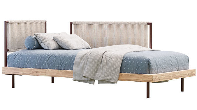 Bed Camaleo By Tvils 3D model 7
