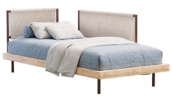 Bed Camaleo By Tvils 3D model 5