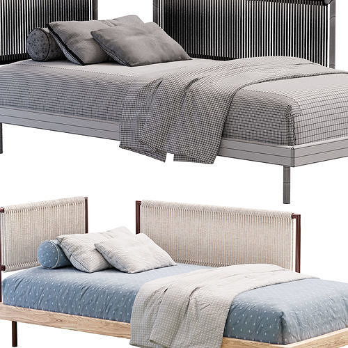 Bed Camaleo By Tvils 3D model 4