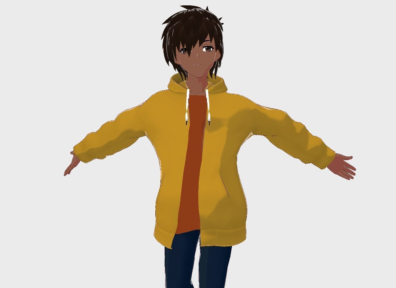  3D Model for vrchat and vtubing Low-poly 3D model_8