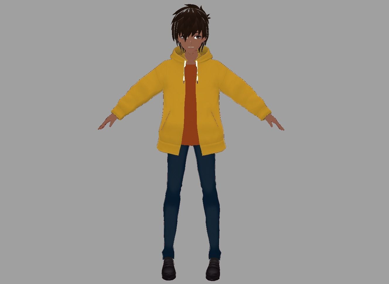  3D Model for vrchat and vtubing Low-poly 3D model_6