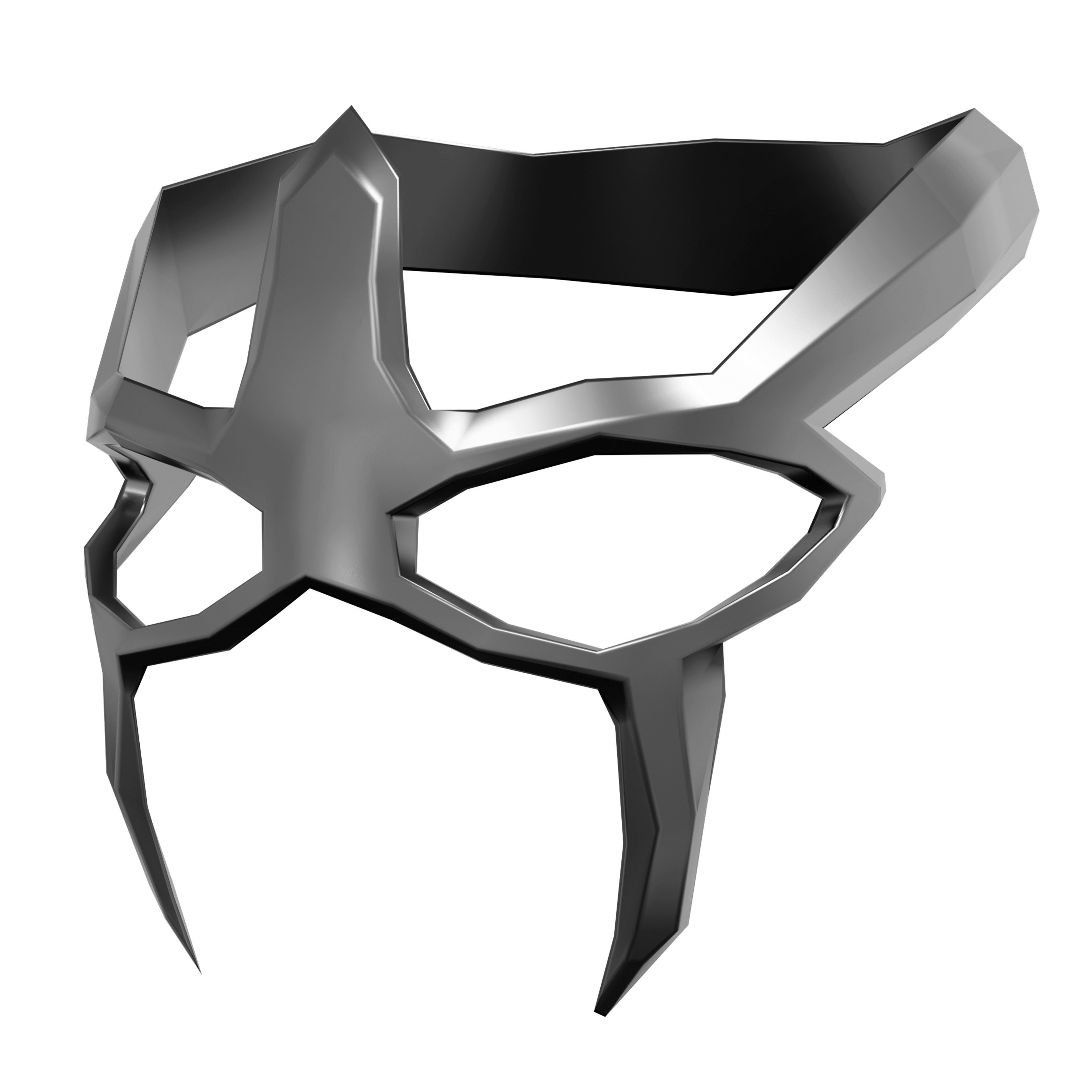 The Hero Fantasy Mask Low-poly 3D model_3