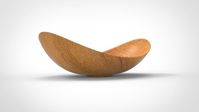 Wooden Bowl 3D model