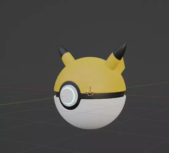 Pikachu Pokeball Free 3D model_0