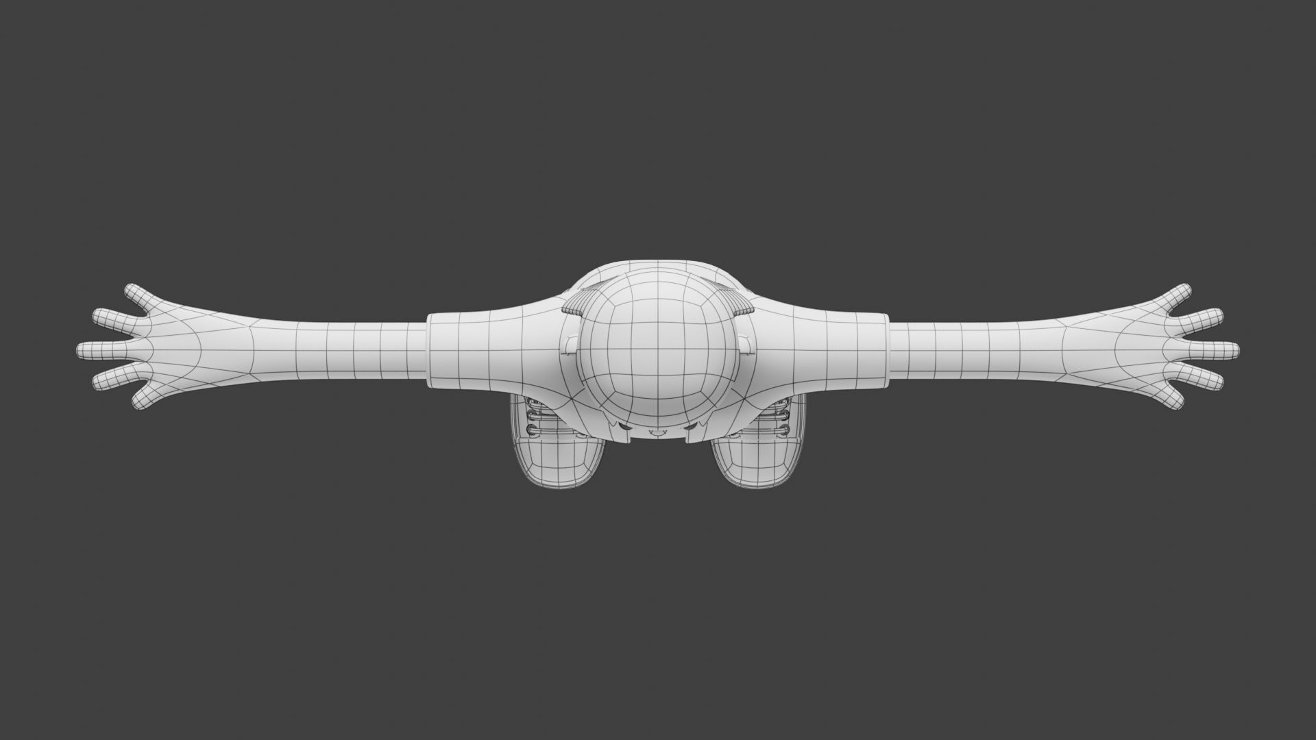 Woman Wear Short Shirt and Sneakers 3D Cartoon Character Style 3D model_9