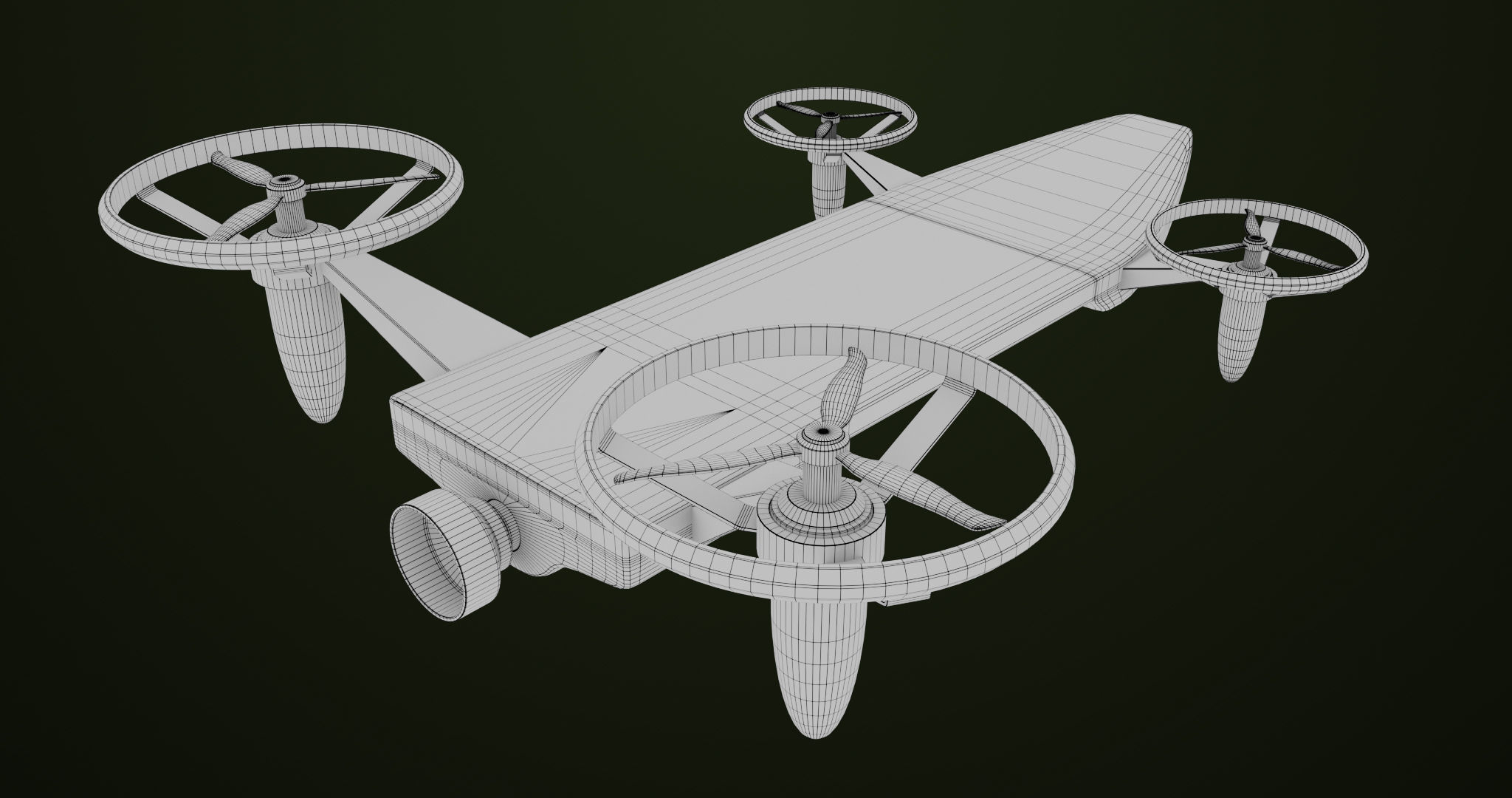 10 Sci Fi Hoverboards All PBR Unity UE Textures Included 3D Model Collection_76