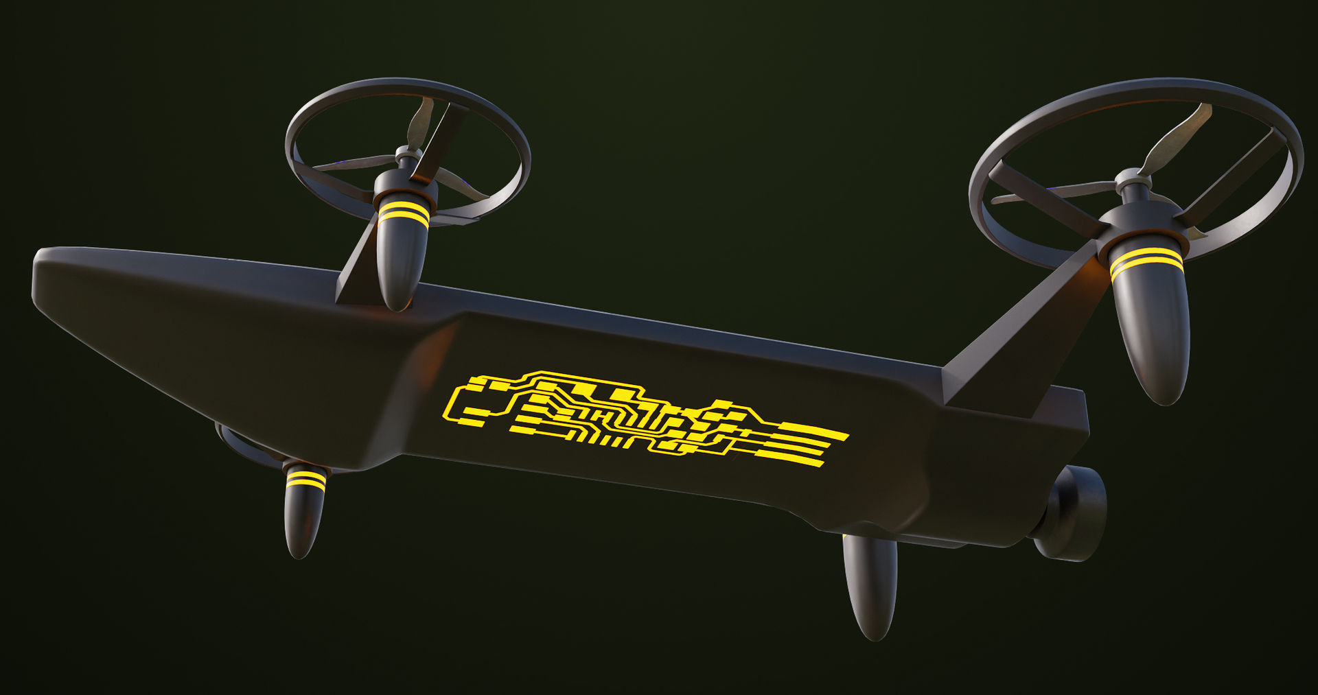 10 Sci Fi Hoverboards All PBR Unity UE Textures Included 3D Model Collection_74