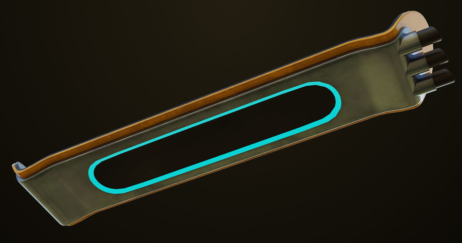 10 Sci Fi Hoverboards All PBR Unity UE Textures Included 3D Model Collection_33