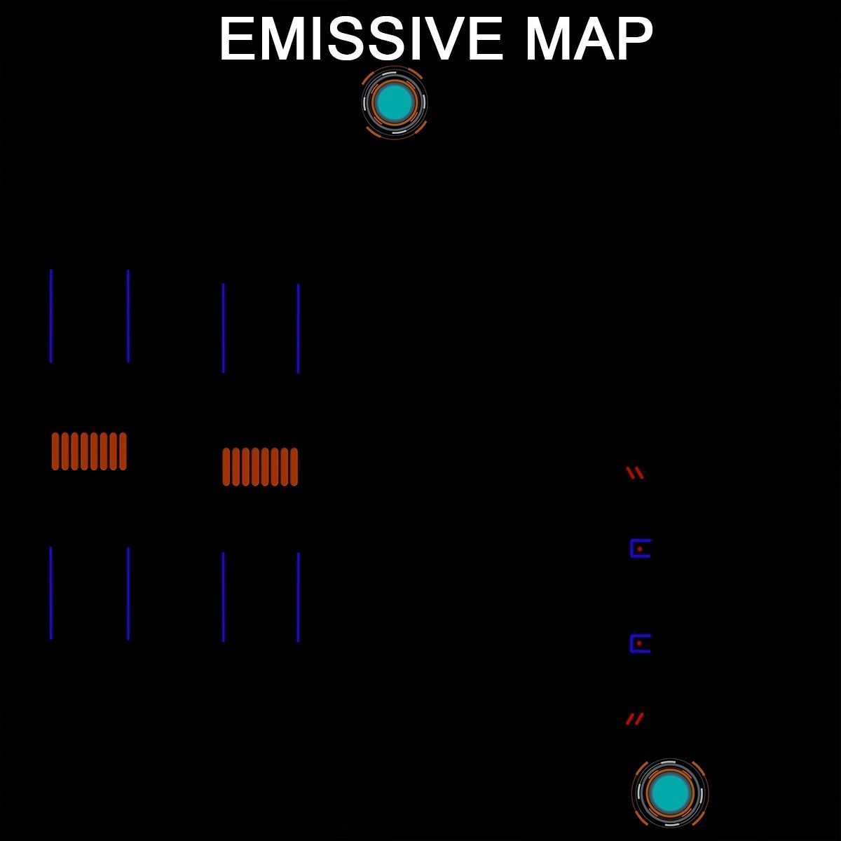 10 Sci Fi Hoverboards All PBR Unity UE Textures Included 3D Model Collection_64