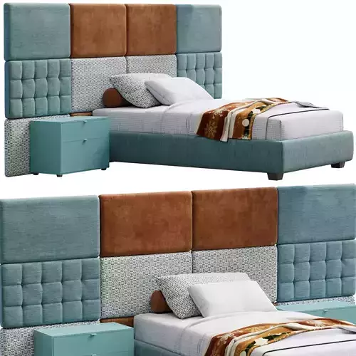 Bed Boiserie Marlene By Tvils