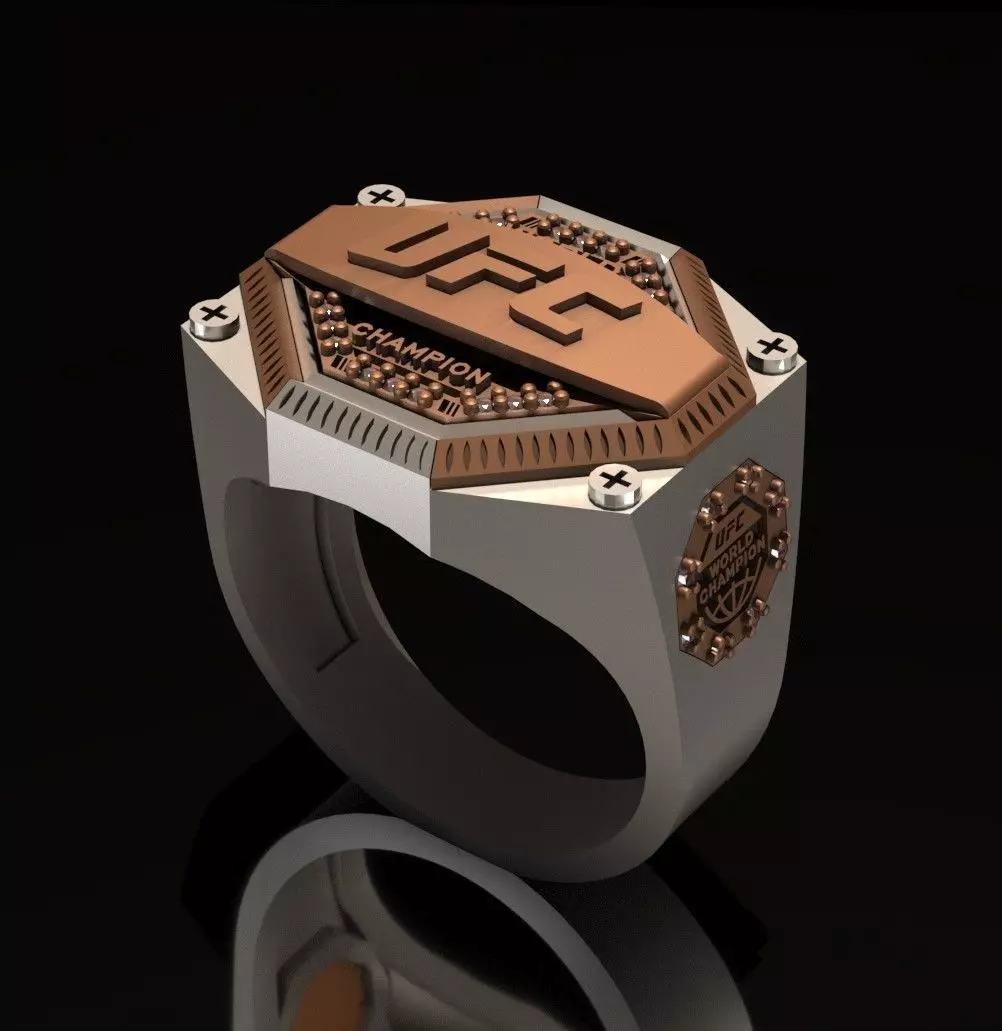 Ufc men ring Free 3D print model