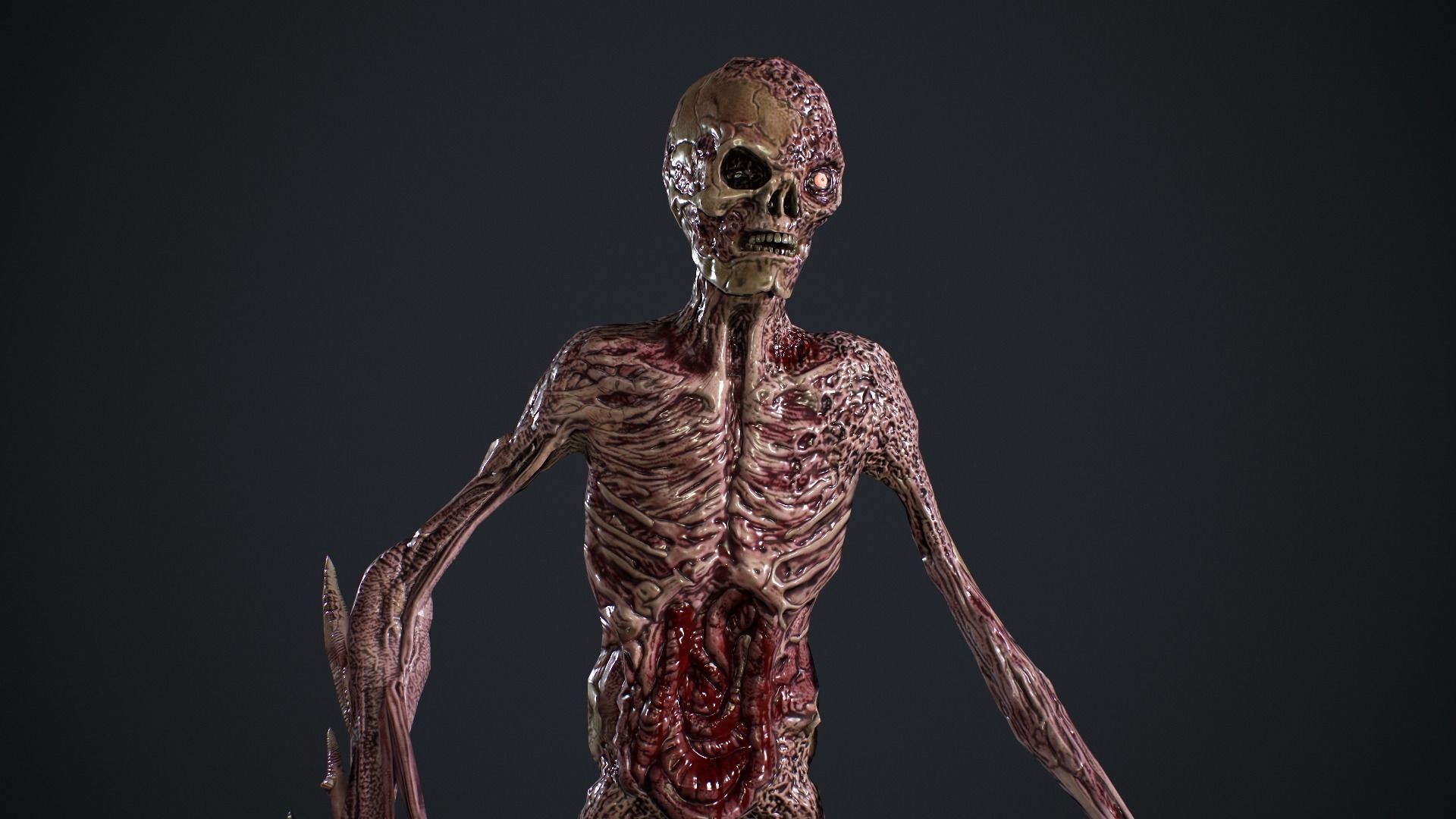 Evil Undead 2 Low-poly 3D model_10