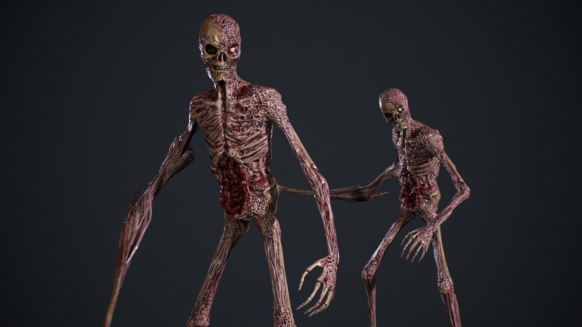 Evil Undead 2 Low-poly 3D model_3