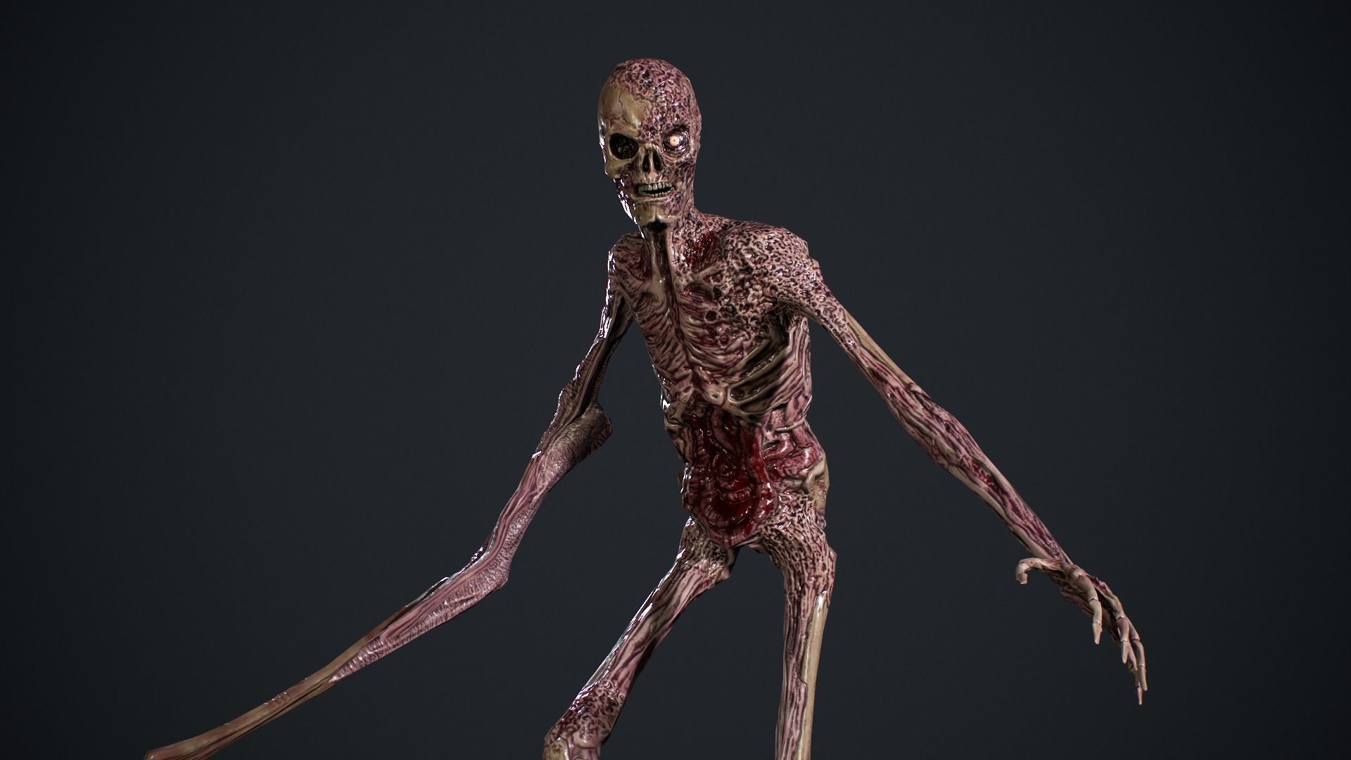 Evil Undead 2 Low-poly 3D model_13