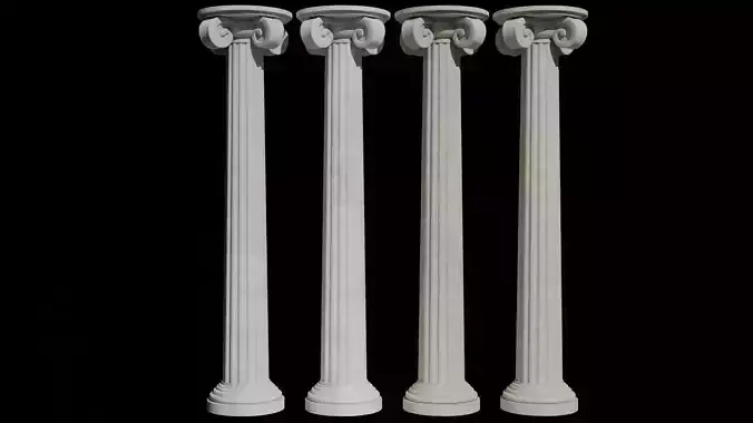 Roman Pillar Model  3D model