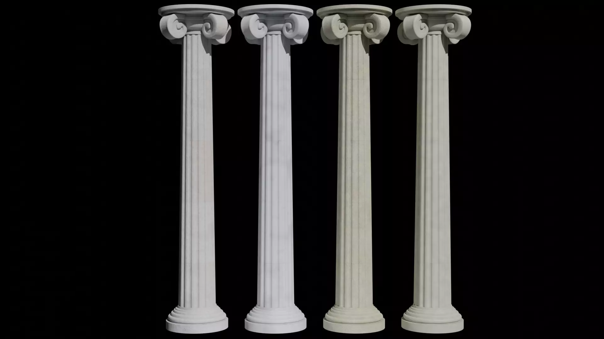 Roman Pillar Model  3D model_0