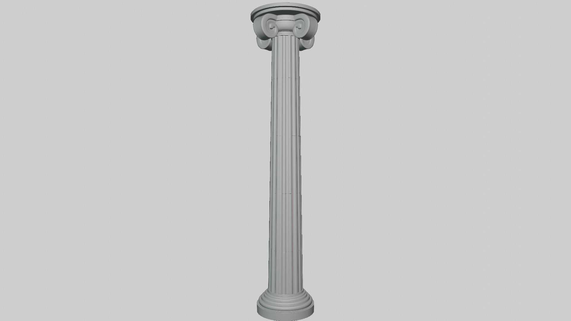 Roman Pillar Model  3D model_4